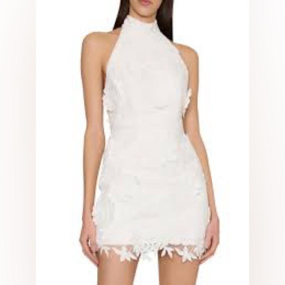 Milly Olivia Rose Trellis Lace Dress Ivory Size 4 NWT - Picture 1 of 5